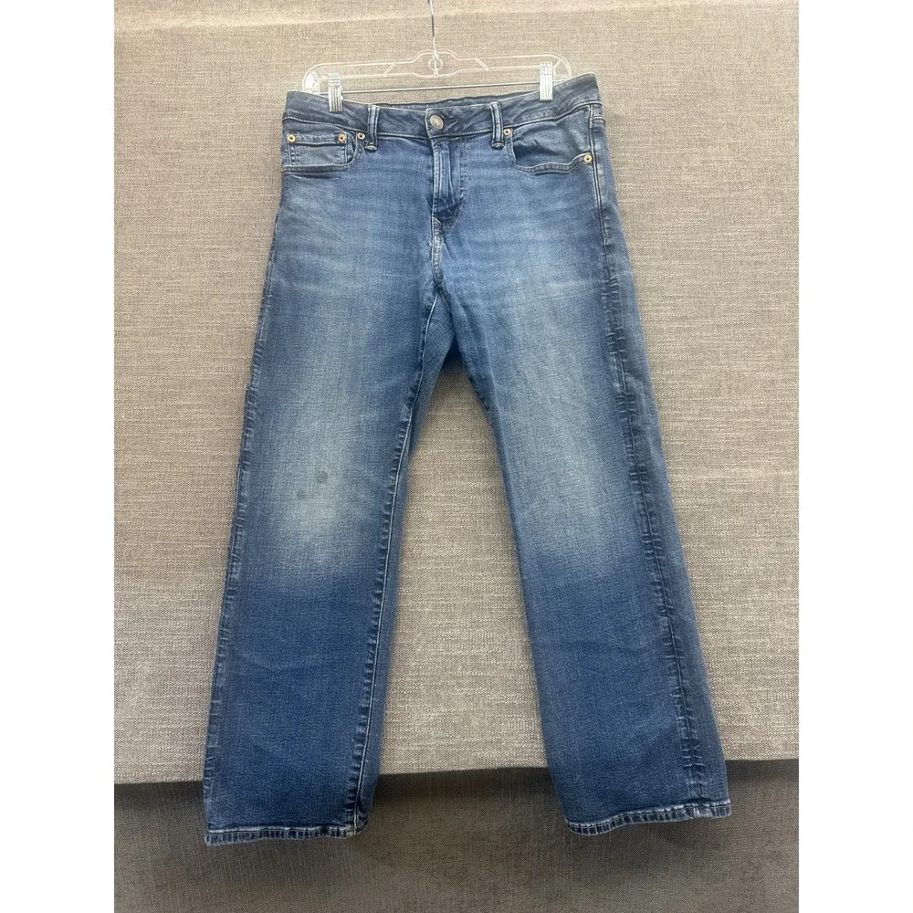 American Eagle Outfitters Jeans Mens 32x30 Blue Denim Faded Airflex Athletic Fit